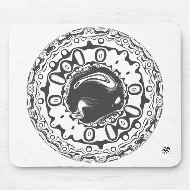 Augen mit hypnotischem Schüler (oder was auch imme Mousepad (Vorne)