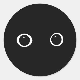 Augen Runder Aufkleber