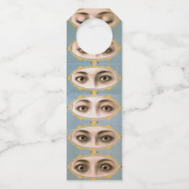 Augen sehen Sie an! Flaschenanhänger