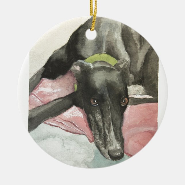 Augen seines Souls Keramikornament (Vorne)