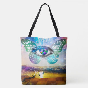 Augen-Sinnesganz vorbei - Druck-Tasche Tasche