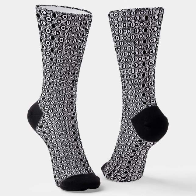 Augen Socken (Gewinkelt)