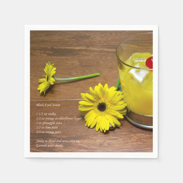 Augen-Susan-Cocktailserviette Serviette (Vorderseite)