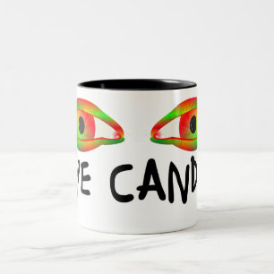 Augen-Süßigkeit Zweifarbige Tasse