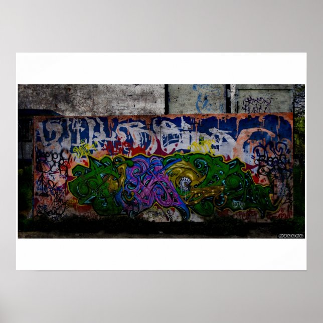 Augen und Zähne Poster (Vorne)