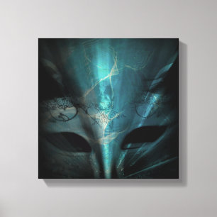 Augen unter Wasser Leinwanddruck