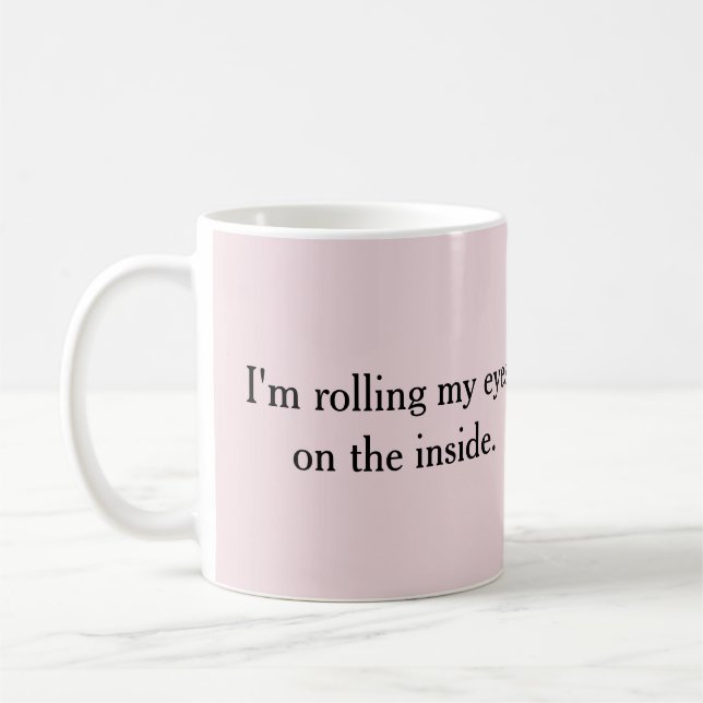 Augen verdrehend kaffeetasse (Links)