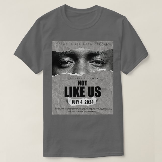 Augen von Kendrick Lamar Hiphop Music T-Shirt (Design vorne)