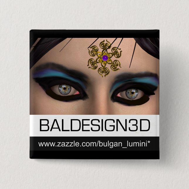 AUGEN VON THEDA /Baldesign3d Button (Vorderseite)