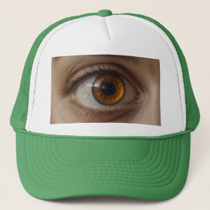 Augenarzt für seltsamen Spaß am Auge Truckerkappe