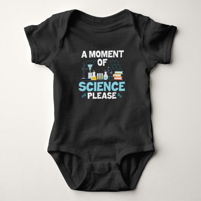 Augenblick der wissenschaftlichen Funny Chemistry  Baby Strampler (Vorderseite)