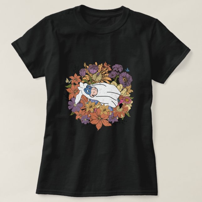 Augenbrauen, Blume T-Shirt (Design vorne)