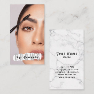 Augenbrauen-Nachbehandlung PMU Microblading Henna  Visitenkarte