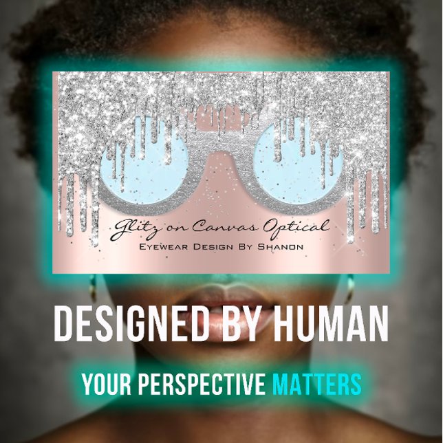 Augenbrauen Optikoptometriker Augenbrille Rose Gra Visitenkarte (Eyewear Optical Optometrist Eyeglasses Rose Gray Business Card)