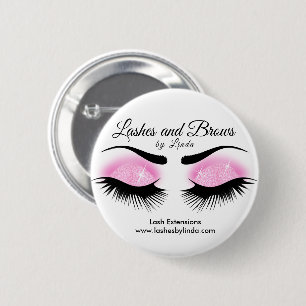 Augenbrauen - rosa button