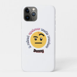 Augenbrauen-Sass: Eine hochgezogene Augenbraue wir Case-Mate iPhone Hülle