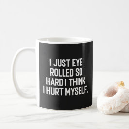 Augenbrauen so heftig witzig Zitat Kaffeetasse