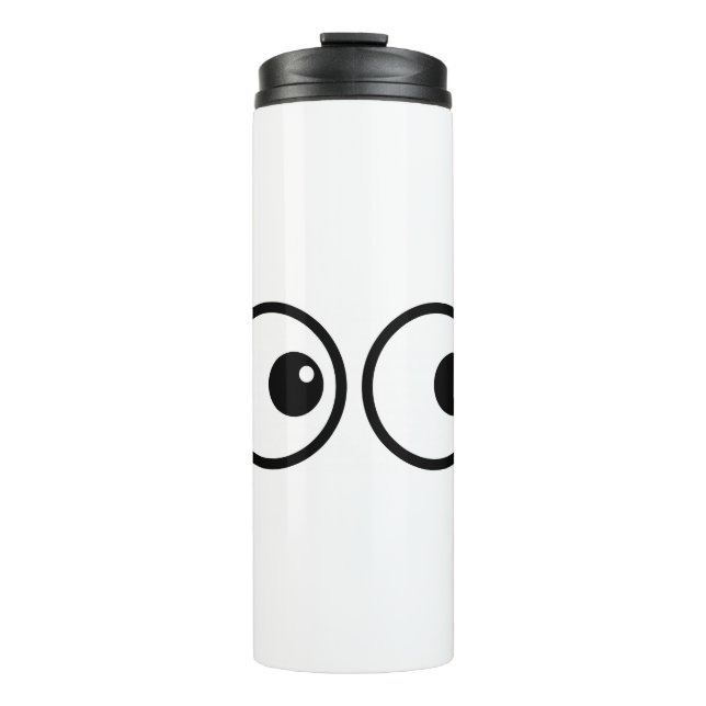 Augenbrauen Thermosbecher (Vorderseite)