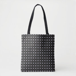 Augenbrauen und Kreuze (Wiederholung, dunkle BG) Tasche
