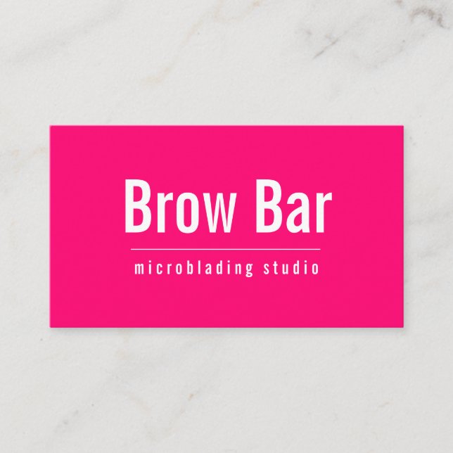 Augenbrauen & Wimpern Microblading, Wimpernverläng Visitenkarte (Vorderseite)