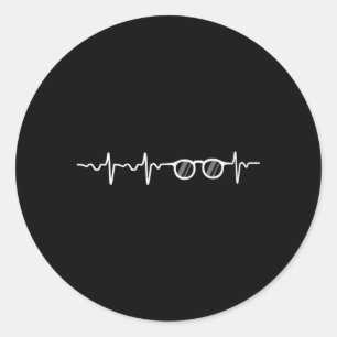 Augenbrille für einen Optometrie-Student Runder Aufkleber