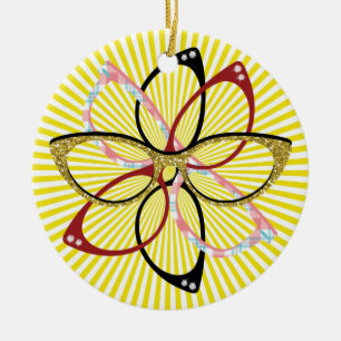 Augenbrille — SRF Keramikornament