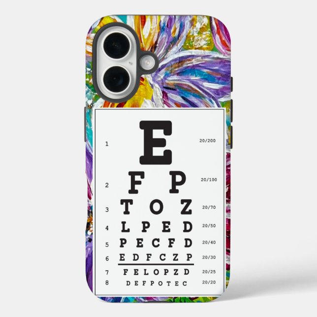 Augendiagramm für das iPhone Optical 16 Hülle (Rückseite)