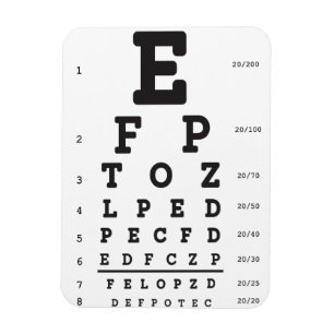Augendiagramm Optometrie Ophthalmologie Optisches Magnet