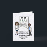 Augendiagramm Prüfung Funny Birthday Card Karte<br><div class="desc">Das ist eine lustige Geburtstagskarte für jeden, egal ob Optometriker oder nicht. Die Nachricht von "HAPPY BIRTHDAY" ist auf der Augenkarte vorne verborgen. Sie können den Gruß auf dieser Karte im Inneren ändern, wenn Sie Ihren Empfänger besser Anzug wünschen. Designed by Sheila Cicchi, Brownielocks.com. Alle Rechte vorbehalten. HINWEIS: Der Weltoptometentag...</div>