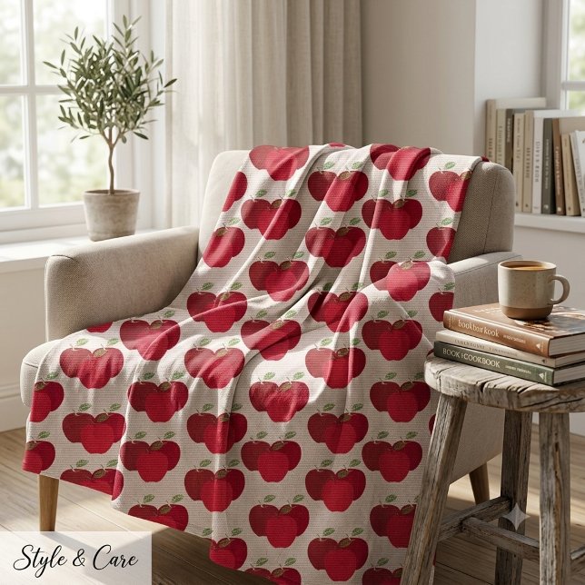 Augenfälliger Fruchtapfeldruck - einzigartiger Sto Stoff (Eye Catching Fruit Apple Print Unique Fabric)