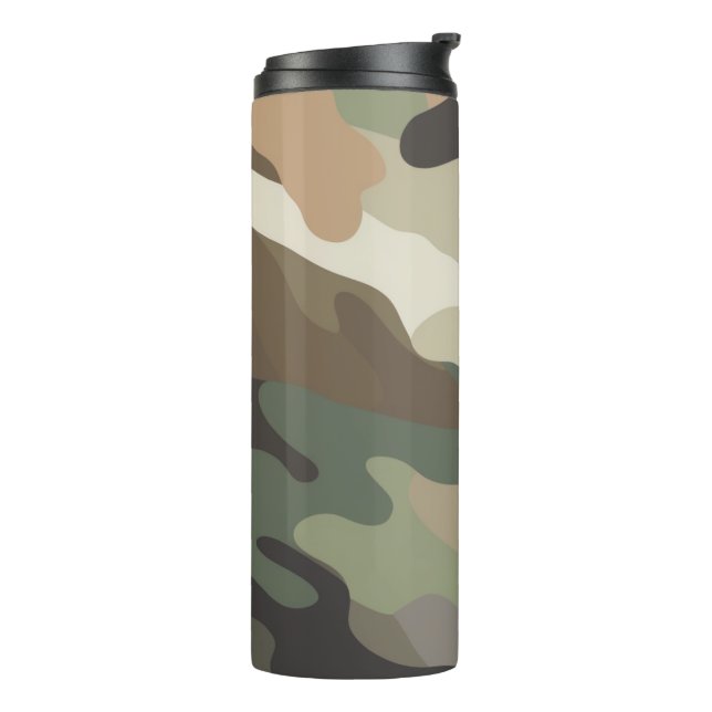 Augenfälliger, kühner Tarnmuster-Wärmebecher Thermosbecher (Nach links gedreht)