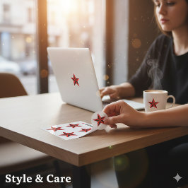 Augenfälliger Stern-Markierungsaufkleber-Satz in V Aufkleber