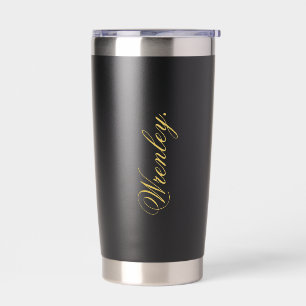 Augenfälliger stilvoller benutzerdefinierter Name Thermobecher