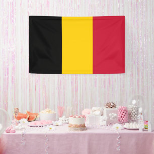 Augenfälliges Belgien-Banner für Nationalstolz Dis Banner