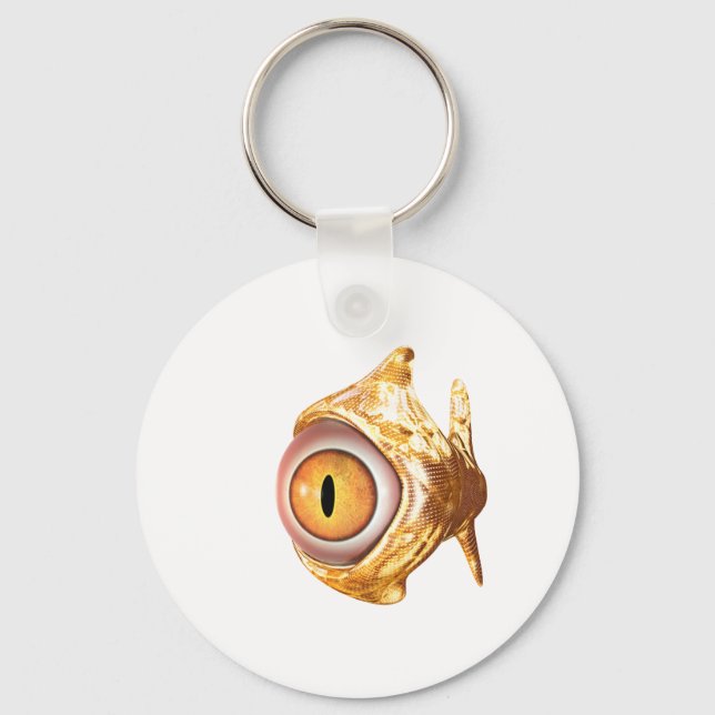 Augenfisch Schlüsselanhänger (Vorderseite)