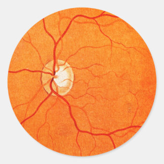 Augenfundus Examensticker Runder Aufkleber