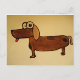 Augenhund Postkarte