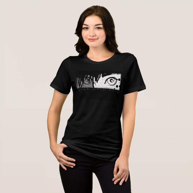 AUGENKONTAKT Tri-Blend SHIRT (Vorderseite voll)