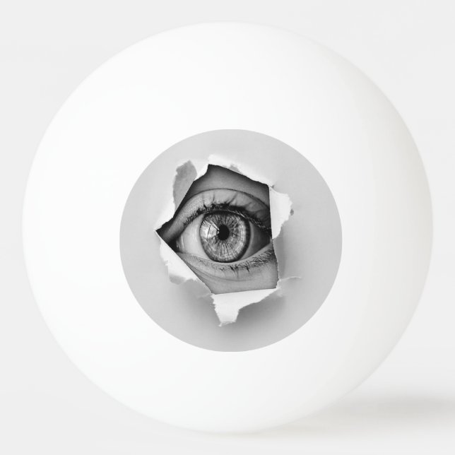 Augenloch Tischtennisball (Vorderseite)