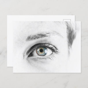 Augennähe Postkarte