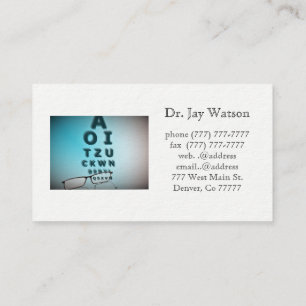 Augenoptikerin Visitenkarte