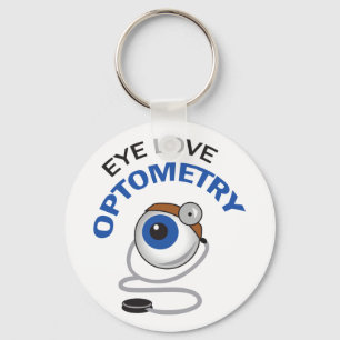Augenoptometrie Liebe Schlüsselanhänger