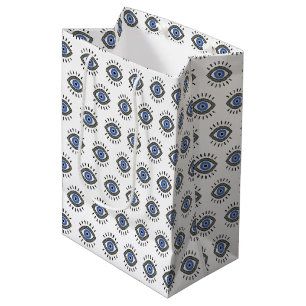 Augenschutz, blaue Augenlider Mittlere Geschenktüte