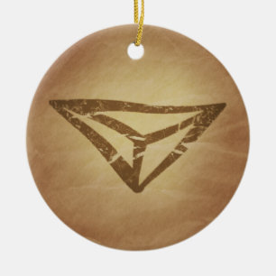 Augenschutz des Drachen germanisch Keramik Ornament