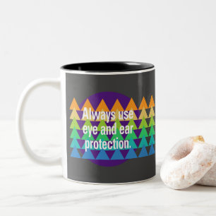 Augenspectrum Rainbow Spot Grau immer anwenden Zweifarbige Tasse
