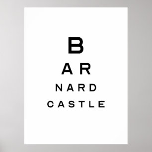 Augentestplakat Poster