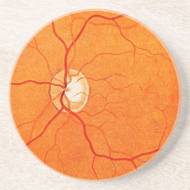 Augenuntersuchung Optometrie Augenarztuntersuchung Getränkeuntersetzer (Vorne)