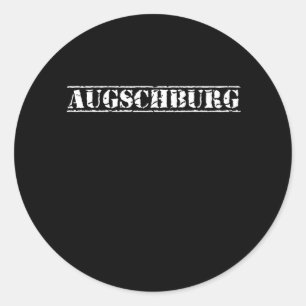 Augsburg Augschburg Runder Aufkleber