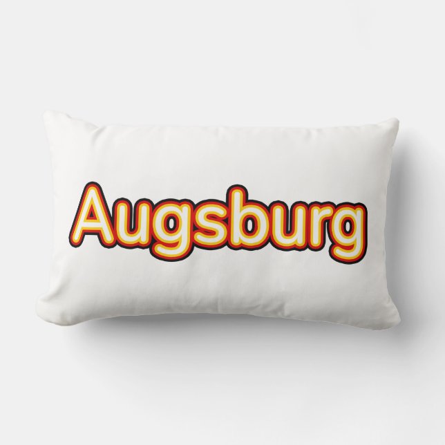 Augsburg Deutschland Lendenkissen (Vorderseite)