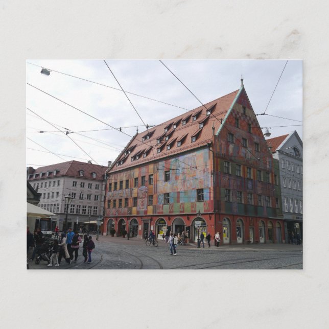 Augsburg, Deutschland Postkarte (Vorderseite)
